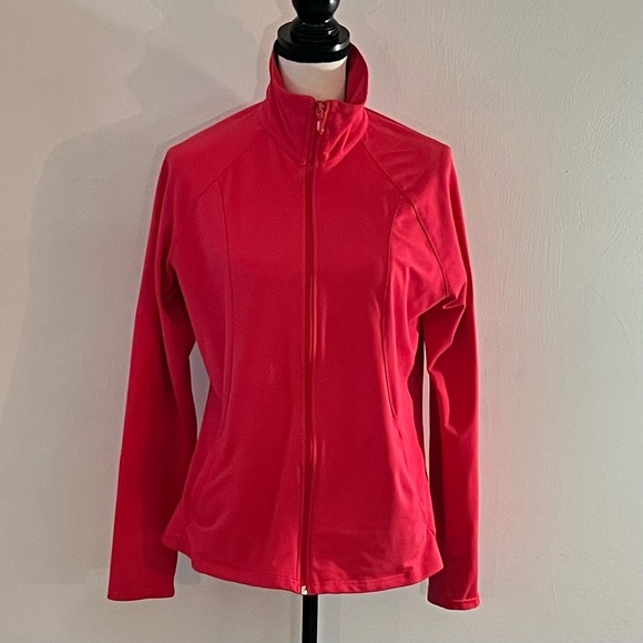 adidas Jackets & Blazers - Adidas Clima 365 Womens Fitted Running Jacket Track Jogging Red Size XL.